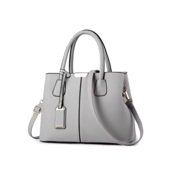 Women’s Vegan Leather Tote Bag – Large Capacity Lightweight Everyday Handbag