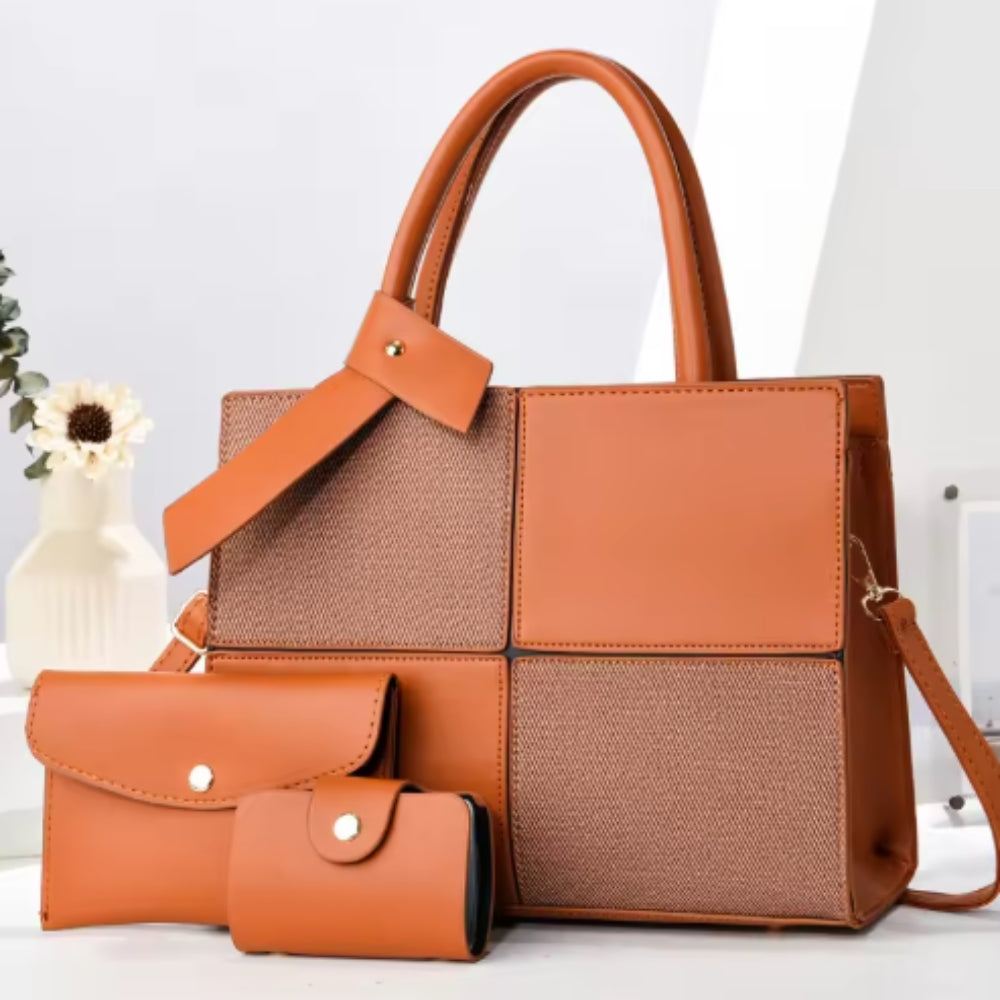 Women’s Vegan Leather Pillow Handbag – Large Capacity Lightweight Zipper Bag