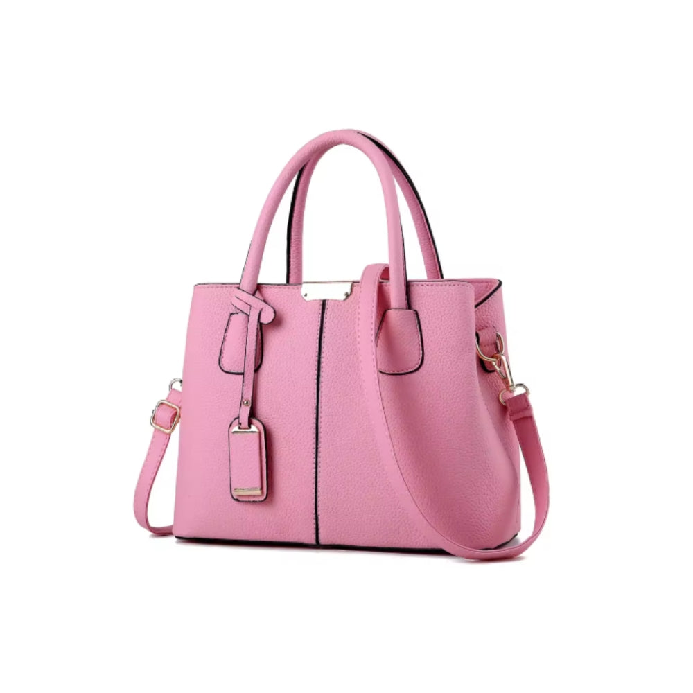 Women’s Vegan Leather Tote Bag – Large Capacity Lightweight Everyday Handbag