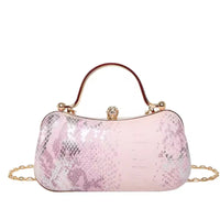 Women’s PVC Mini Chain Sling Bag – Stylish Magnetic Closure Party Handbag