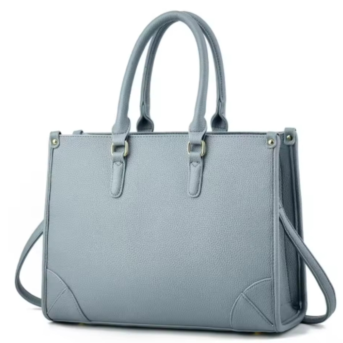 Women’s Vegan Leather Foldable Tote Bag – Spacious Lightweight Travel Handbag